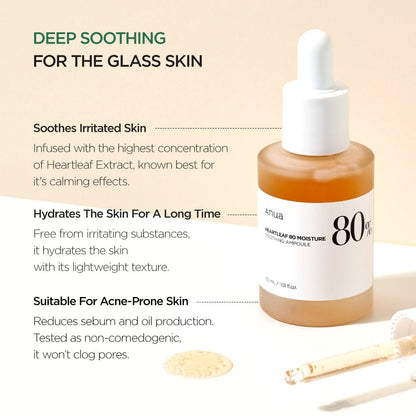 Heartleaf 80% Moisture Soothing Ampoule